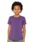 BELLA + CANVAS High Quality Youth Jersey Tee with Sustainable Airlume Cotton and Modern Retail Fit